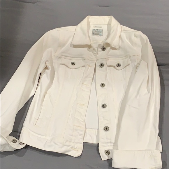 Old Navy Jackets & Blazers - Old Navy white denim jacket